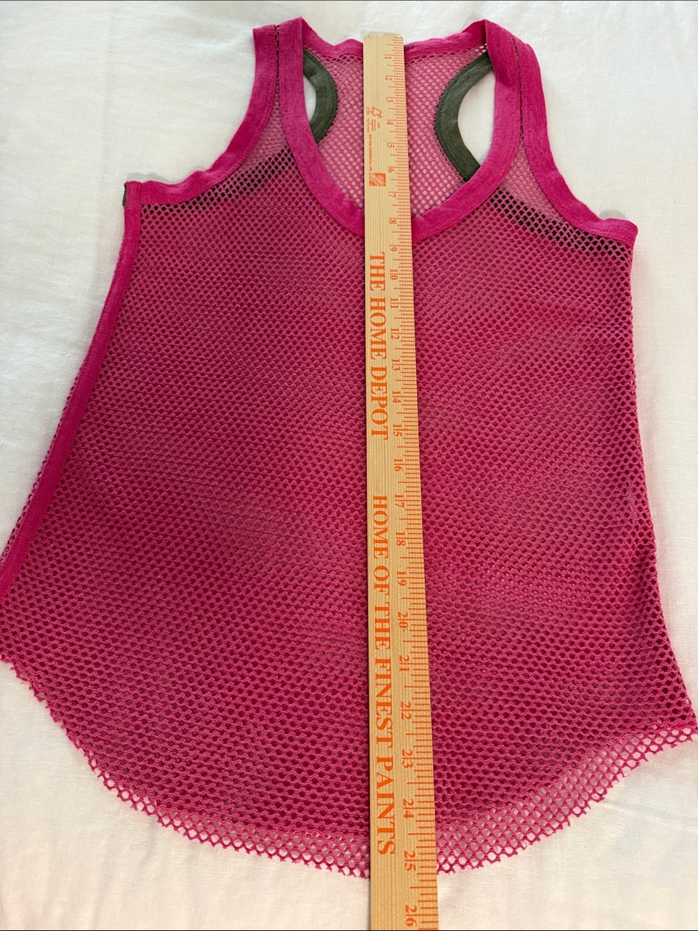 Zadig & Voltaire Hot Pink Mesh Fishnet  Tank  sz S - Picture 6 of 9